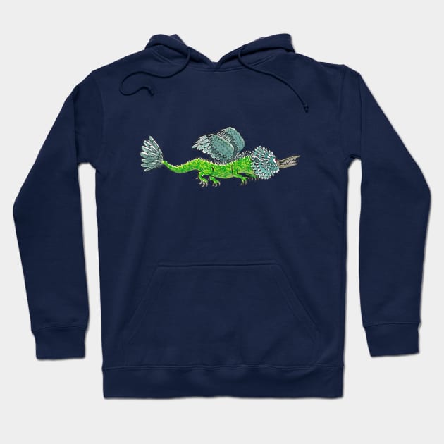 Snallygaster Hoodie by Ballyraven